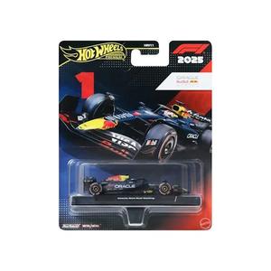 Игрушки и наборы для игр Hot Wheels Premium Oracle Red Bull Racing 2025 Max Verstappen Edition Масштаб 1/64 Формула 1 'Blue'