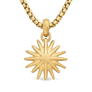Подвеска Starburst из желтого золота (21.5 мм)