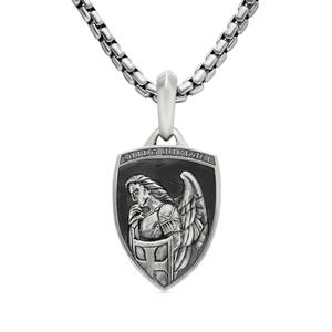 Серебряная подвеска St. Michael (26 мм)