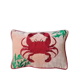 Подушка Crab с вышивкой