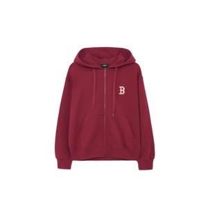 БАЗОВАЯ КОФТА С КАПЮШОНОМ И МОЛНИЕЙ С СРЕДНИМ ЛОГОТИПОМ BOSTON RED SOX