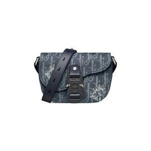 Косметички Dior x Denim Tears Saddle Pouch With Strap 'Blue'