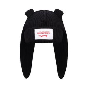 Шапки Charles Jeffrey Loverboy Chunky Rabbit Beanie 'Black'