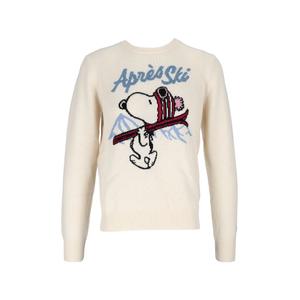 Свитер x Snoopy с интарсией и люрексом