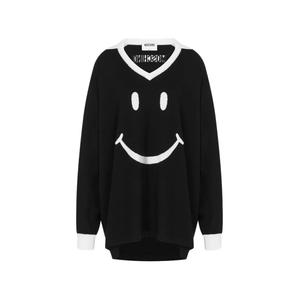 Свитер вязки интарсия из коллаборации с Smiley