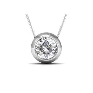 Подвеска-кулон Opulence с кристаллами SWAROVSKI® — белое золото/прозрачный