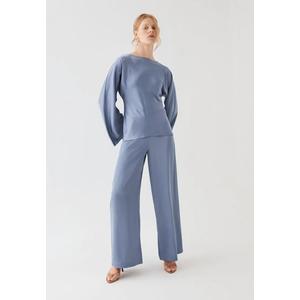 Широкие брюки из атласа Asma
