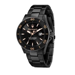 【2 года гарантии】Maserati Competizione 43mm Мужские кварцевые часы с люминесцентным циферблатом и стрелками R8853100035 Японский механизм
