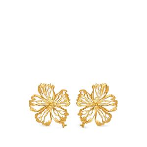 Серьги openwork hibiscus