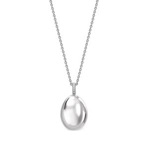 Колье Fabergé Essence Egg из белого золота с подвеской