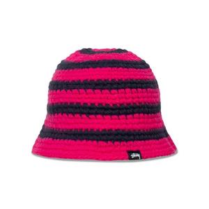 Панамы Stussy Swirl Knit Bucket Hat 'Hot Pink'