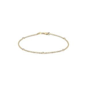 Браслет с кристаллами Swarovski® — серебро с позолотой