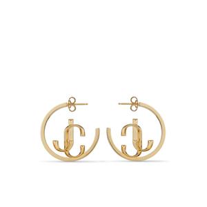 Серьги-кольца JC Monogram среднего размера