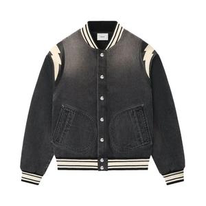 Бомберы Rhude Denim Lightning Bomber 'Black'
