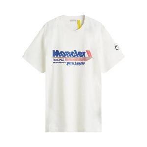 Short Sleeve T-Shirts Moncler x Palm Angels Short-Sleeve T-Shirt 'Натуральный'