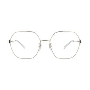 Очки Gucci Square-Frame Metal Optical Frames 'Silver/Transparent'