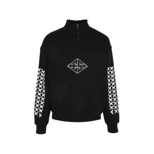 Толстовка с воротником на молнии и логотипом Monogram X