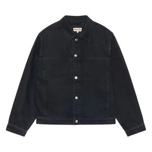 Джинсовые куртки Stussy Trucker Джинсовая куртка 'Черный'
