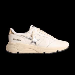Кроссовки Golden Goose Wmns Running Sole 'White Silver Gold'