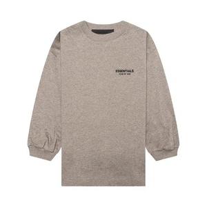 Футболка с длинным рукавом Fear of God Essentials Kids Jersey Long-Sleeve Tee «Heather Grey»
