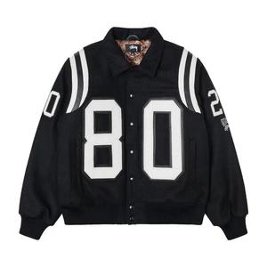Университетские куртки Stussy 80 Wool Varsity Jacket 'Black'