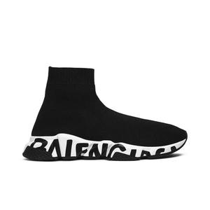 Кроссовки Balenciaga Wmns Speed Trainer 'Черный белый'