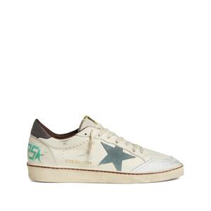 Кроссовки Ball Star из белой кожи