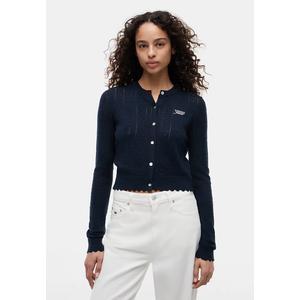 Облегающий кардиган с точечным узором и флагом - Tommy Jeans
