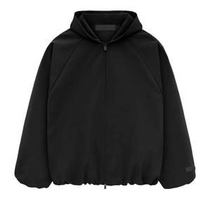 Куртка Fear of God Essentials Bonded Nylon Hooded Bomber Jacket 'Черный'