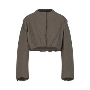 Куртка Amomento Padded Nylon Crop Jumper 'Коричневый'