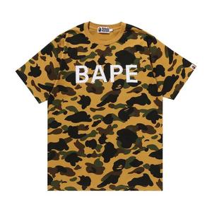 Топы BAPE 1st Camo Bape Rhinestone Tee 'Желтый'