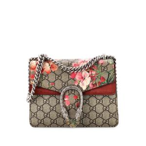 Сумка на плечо Dionysus Bag Blooms Print GG Coated Canvas Medium