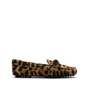 Фактурные лоферы с принтом Animalier