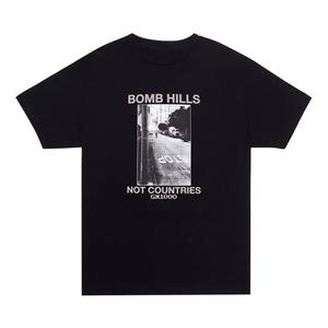 Футболки с коротким рукавом GX1000 Bomb Hills Not Countries Tee 'Black/Grey'