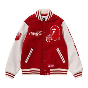 Варсити-куртки BAPE x Coca-Cola Varsity Jacket «Красный»