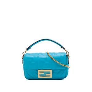 Сумка-сэтчел Mini Zucca Embossed Leather Baguette (2010-2026 годы)
