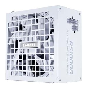 LIAN LI RS 1000W 80Plus Gold сертифицирован, полностью модульный блок питания - белый