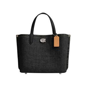 Willow Tote 24 В джинсовой ткани - Черный