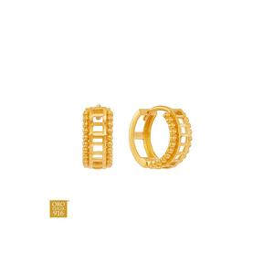 HABIB Oro Italia 916 желтое золото серьги GE77050525 (22K золото)