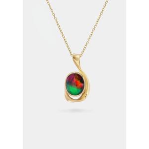 Diem Swirl подвеска из аммолита