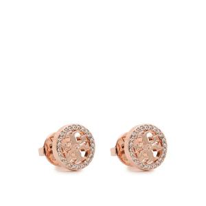 Серьги-гвоздики Tory Burch Miller Pave