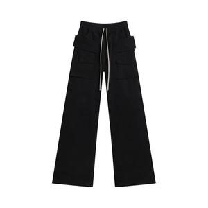 Карго-брюки Rick Owens DRKSHDW Creatch Wide Cargo Drawstring 'Черный'