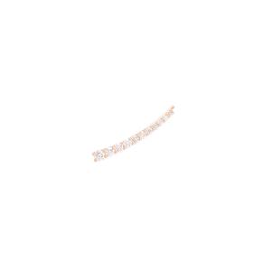 Серьга-кафф Dasha Super Fine из розового золота с бриллиантами
