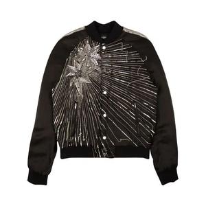Бомберы Amiri Viscose Beaded Star Design Bomber Jacket 'Черный'