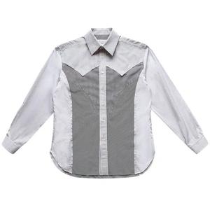Рубашка на пуговицах Maison Margiela Patchwork Stripes 'Черный'