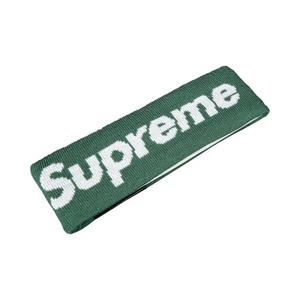 Повязки на голову Supreme New Era Big Logo Headband 'Green'