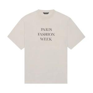 Футболки Balenciaga Boxy T-Shirt 'Цементно-серый/Черный'