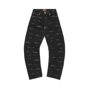 Corteiz Alcatraz Pattern Джинсы 'Черный'