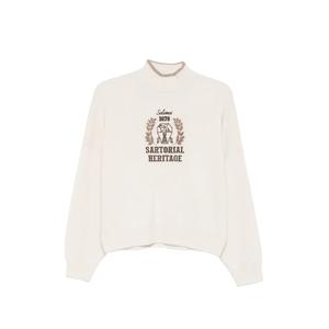 Кашемировый свитер с вышивкой Sartorial Heritage