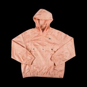 Анорак Supreme x Lacoste Reflective Grid Nylon Anorak 'Peach'